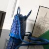 Pre-owned Goyard Béluga Leather Handbag In Blue 019