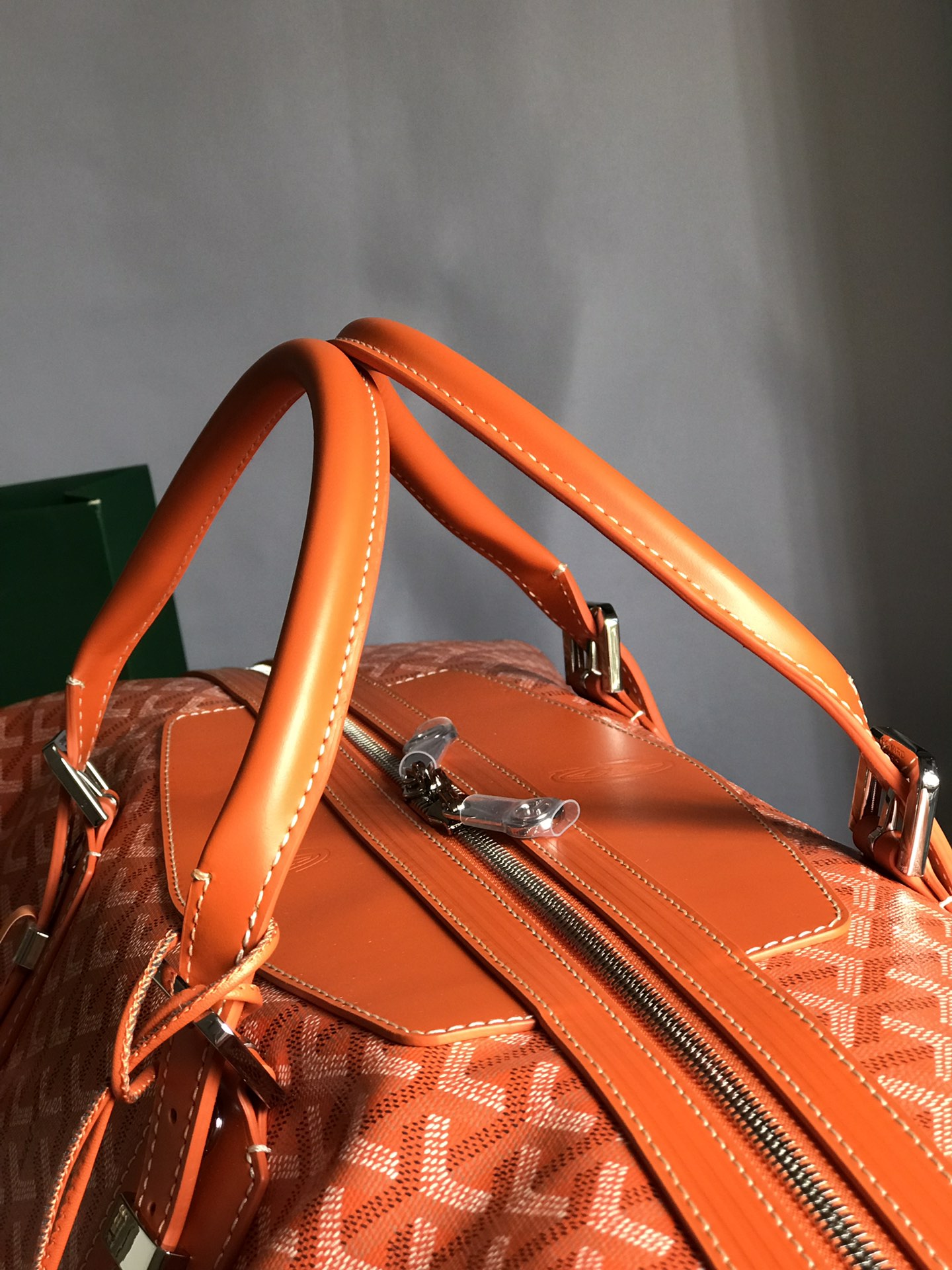 Goyard Sac Boeing 55 Duffle Handbag in Goyard orange