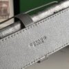 Goyard silver Coated Canvas and Leather Minaudiere