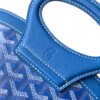 Pre-owned Goyard Béluga Leather Handbag In Blue 019