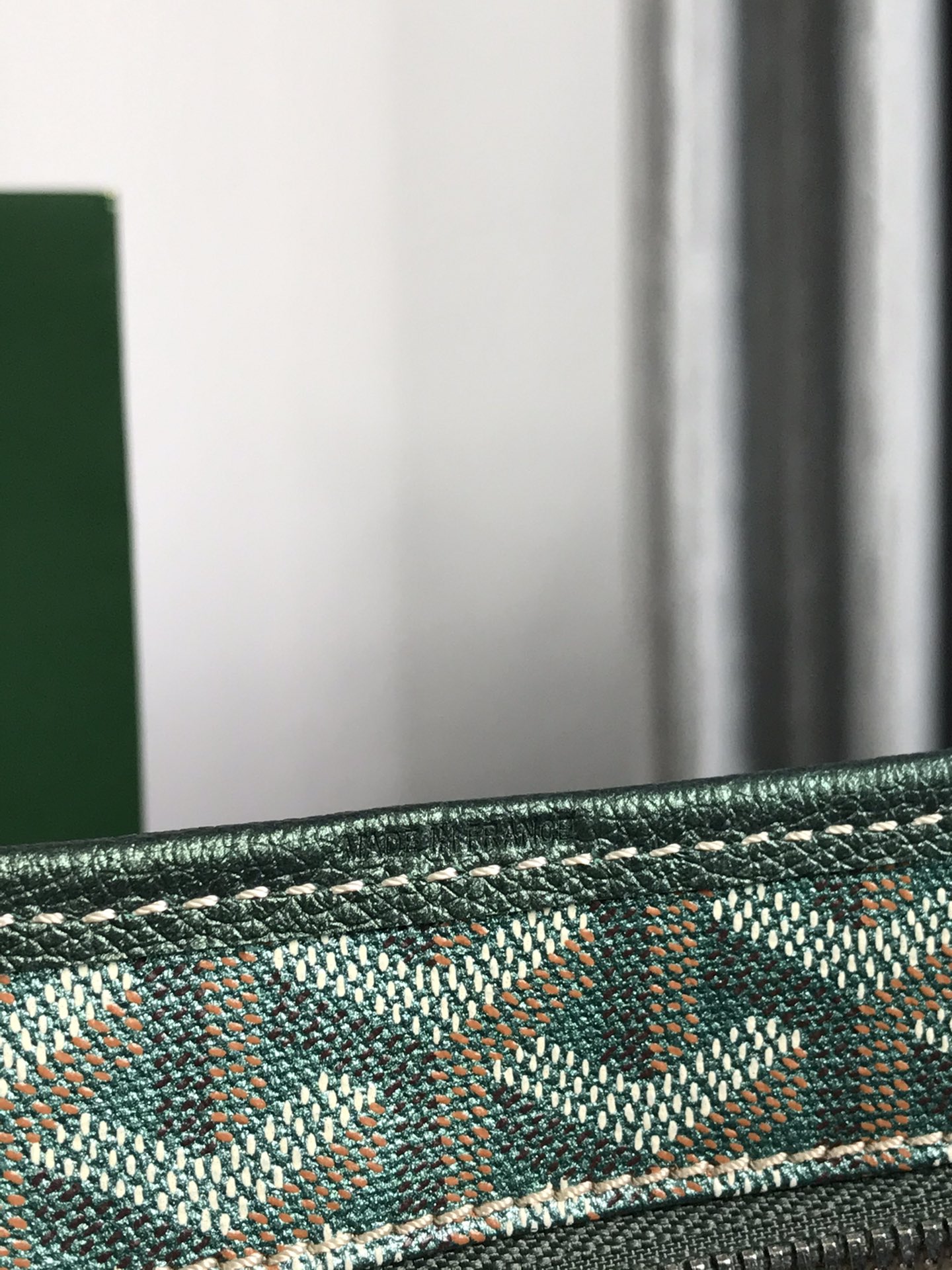 GOYARD Iridescent Goyardine Boheme Hobo Pearly Green
