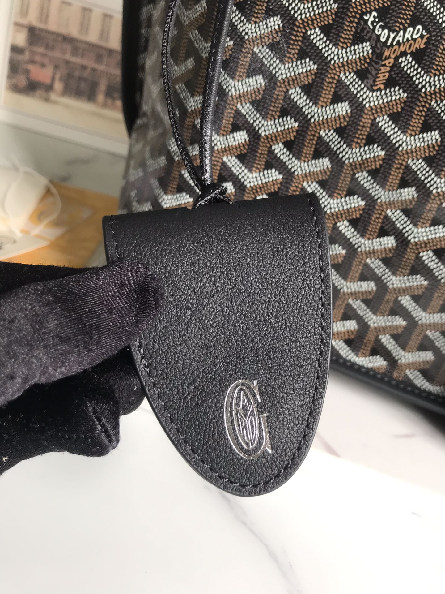 Goyard Saint Louis Tote Bag PM Black 120893735 | eBay