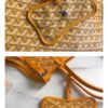 Goyard Chien Gris Pet Carrier Tote Coated Canvas bag yellow