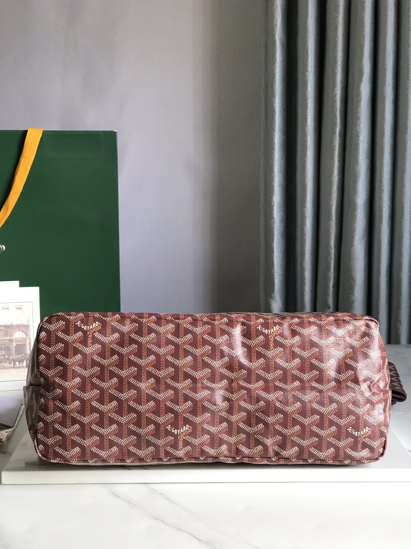 GOYARD Goyardine Boheme Hobo Burgundy 1193255 |