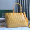 Goyard Chien Gris Pet Carrier Tote Coated Canvas bag yellow