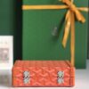 Goyard orange Coated Canvas and Leather Minaudiere