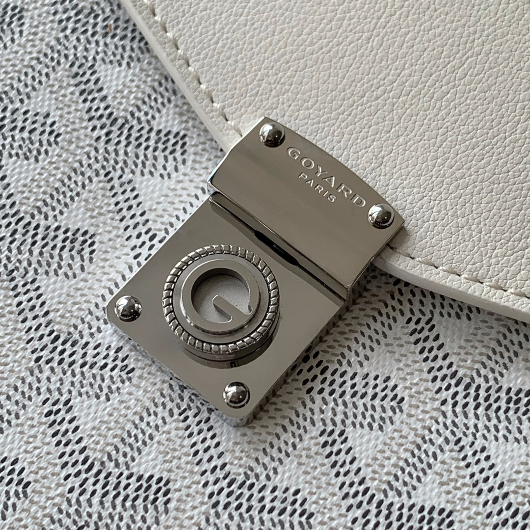 Goyard Goyardine Plumet - White Crossbody Bags