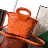 Goyard Beluga Mini Bag In orange  Goyardine Canvas And Chevroches Calfskin With Palladium Hardware