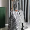 Goyard St Louis Large Black Shoulder Tote Bag and Small