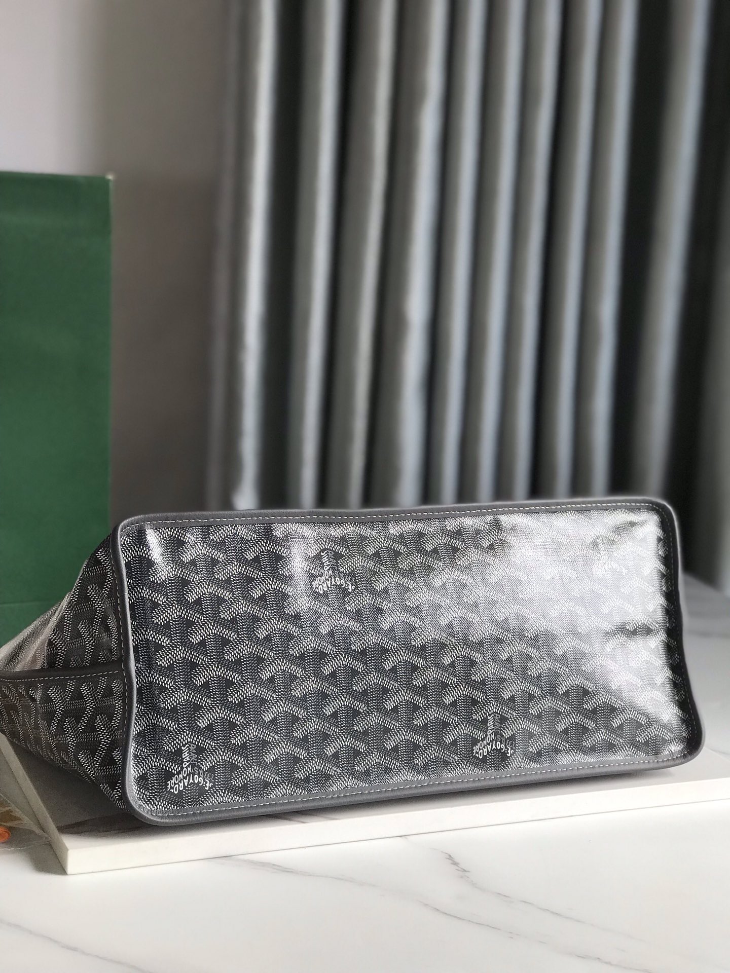 Goyard St Louis Large Black Shoulder Tote Bag and Small