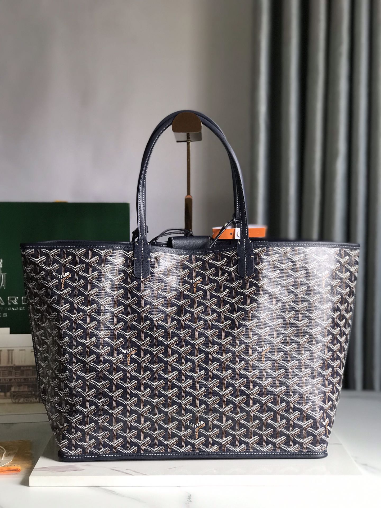 Goyard Saint Louis Tote Bag PM Black 120893735 | eBay