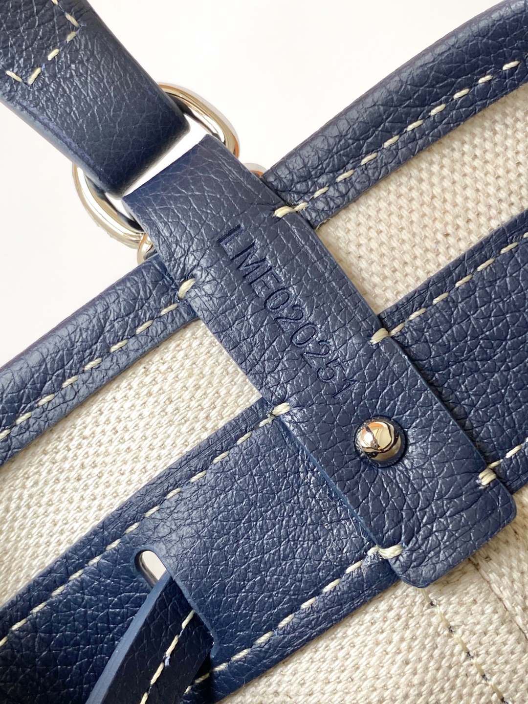 Goyard Petite Flot Bucket Bag Blue Tan 139758379