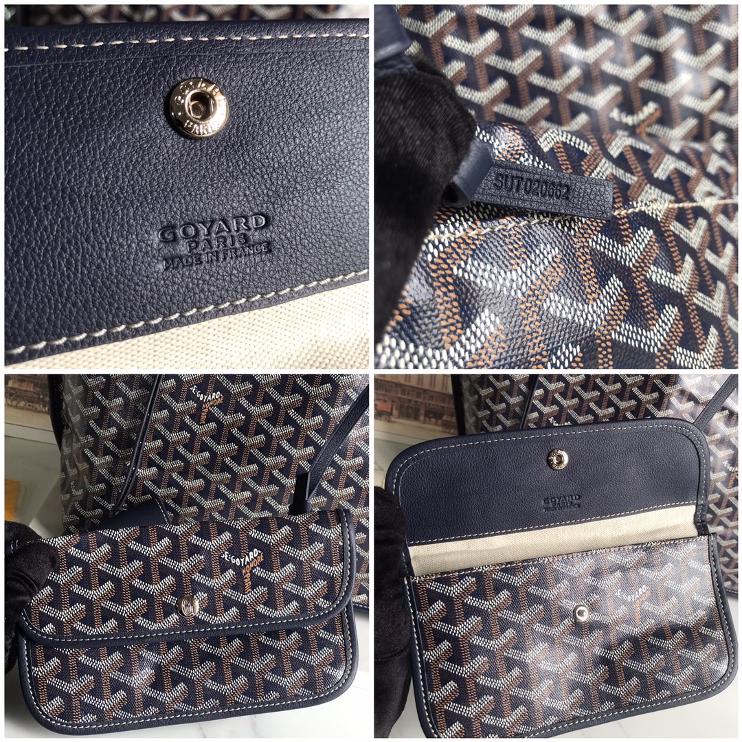 Goyard Saint Louis Tote Bag PM Black 120893735 | eBay