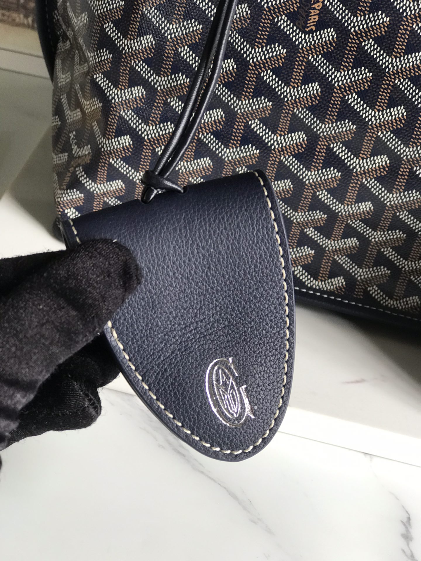 Goyard Saint Louis Tote Bag PM Black 120893735 | eBay