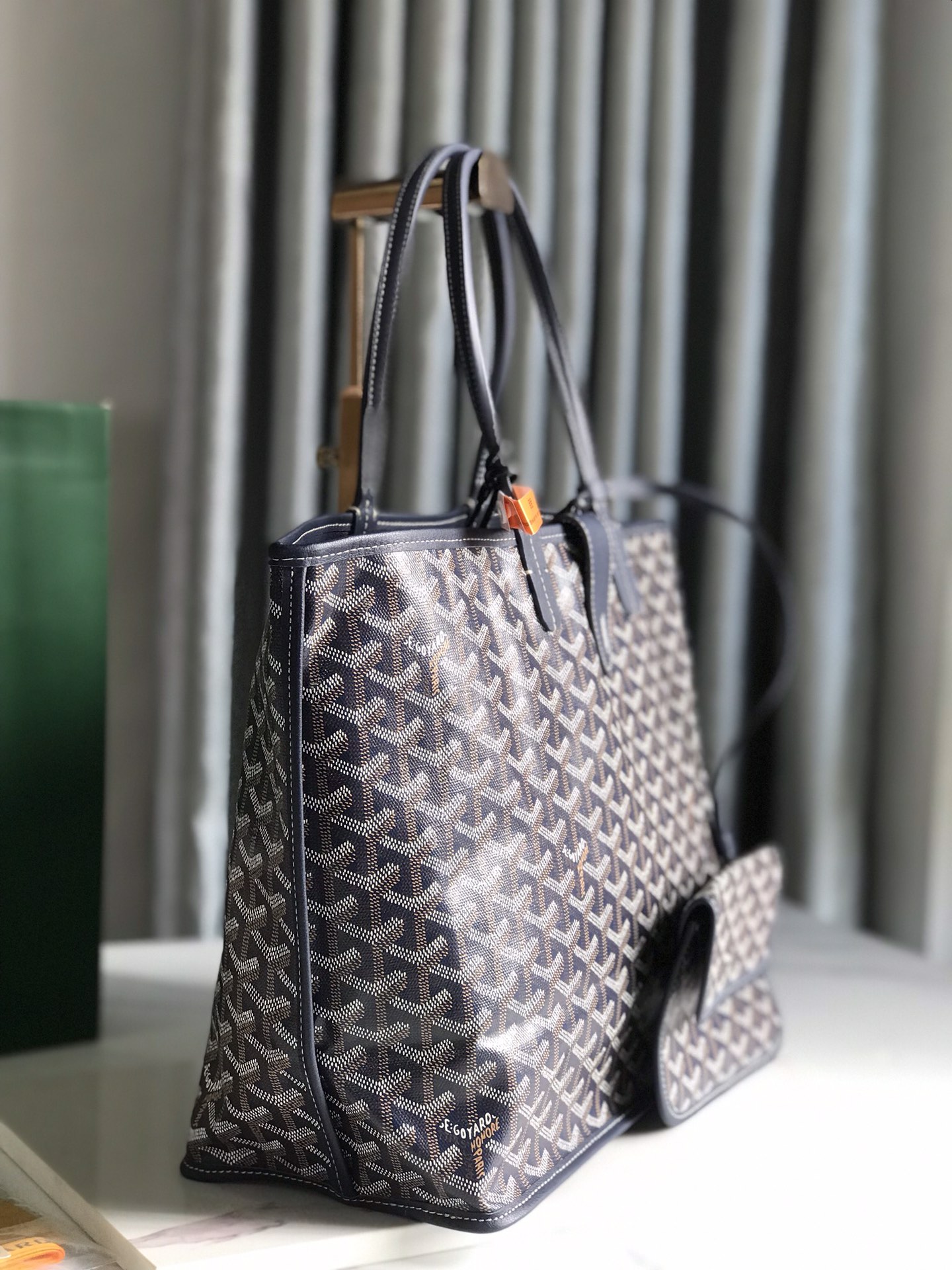 Goyard Saint Louis Tote Bag PM Black 120893735 | eBay
