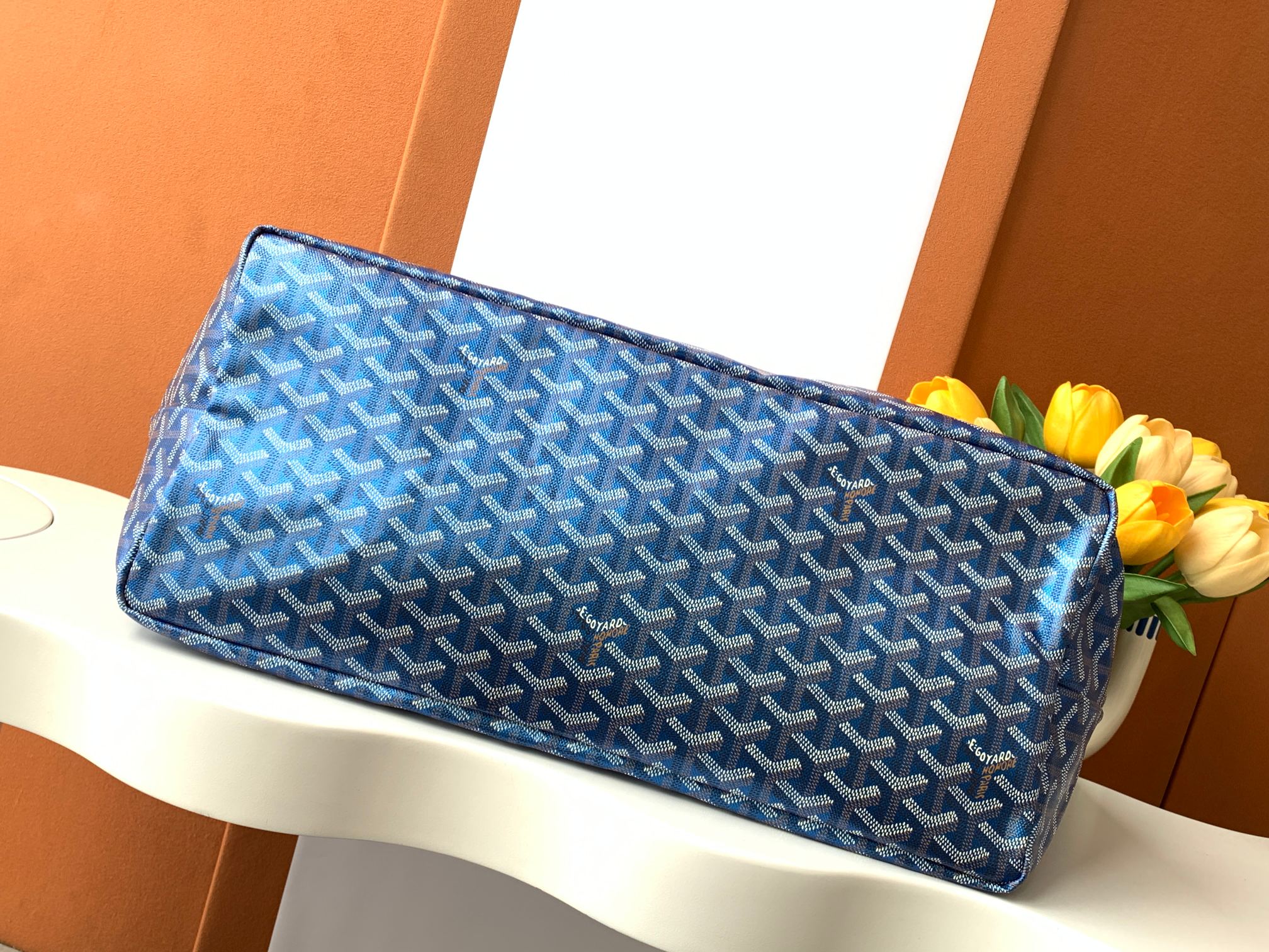 Goyard Pre-Loved Saint Louis Pearly PM limited-edition bag for Women - Blue in