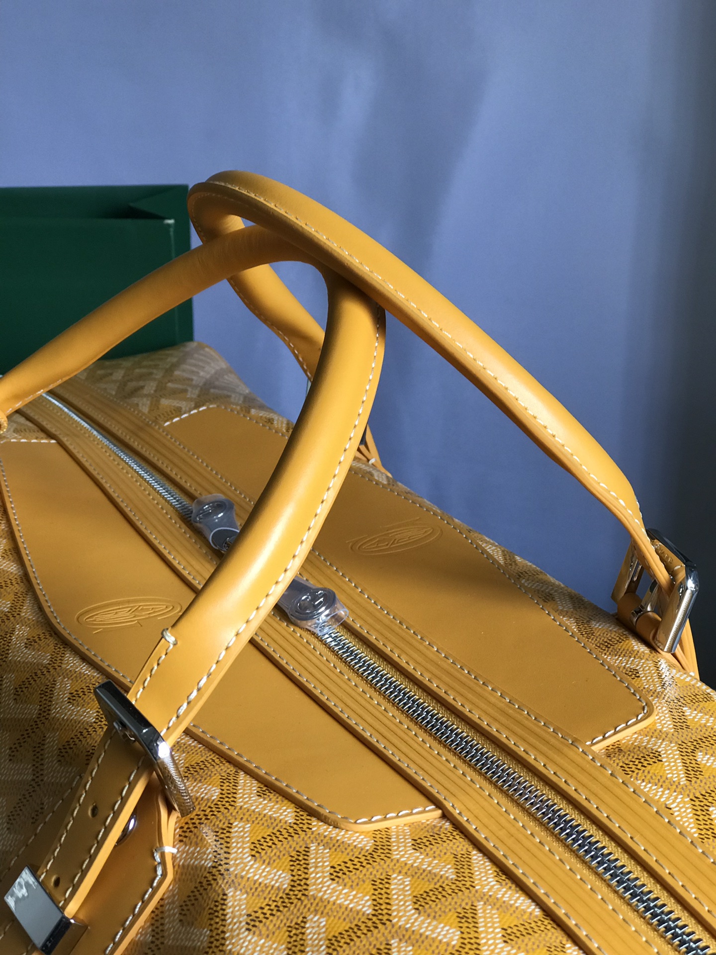 Goyard Sac Boeing 55 Duffle Handbag in Goyard yellow