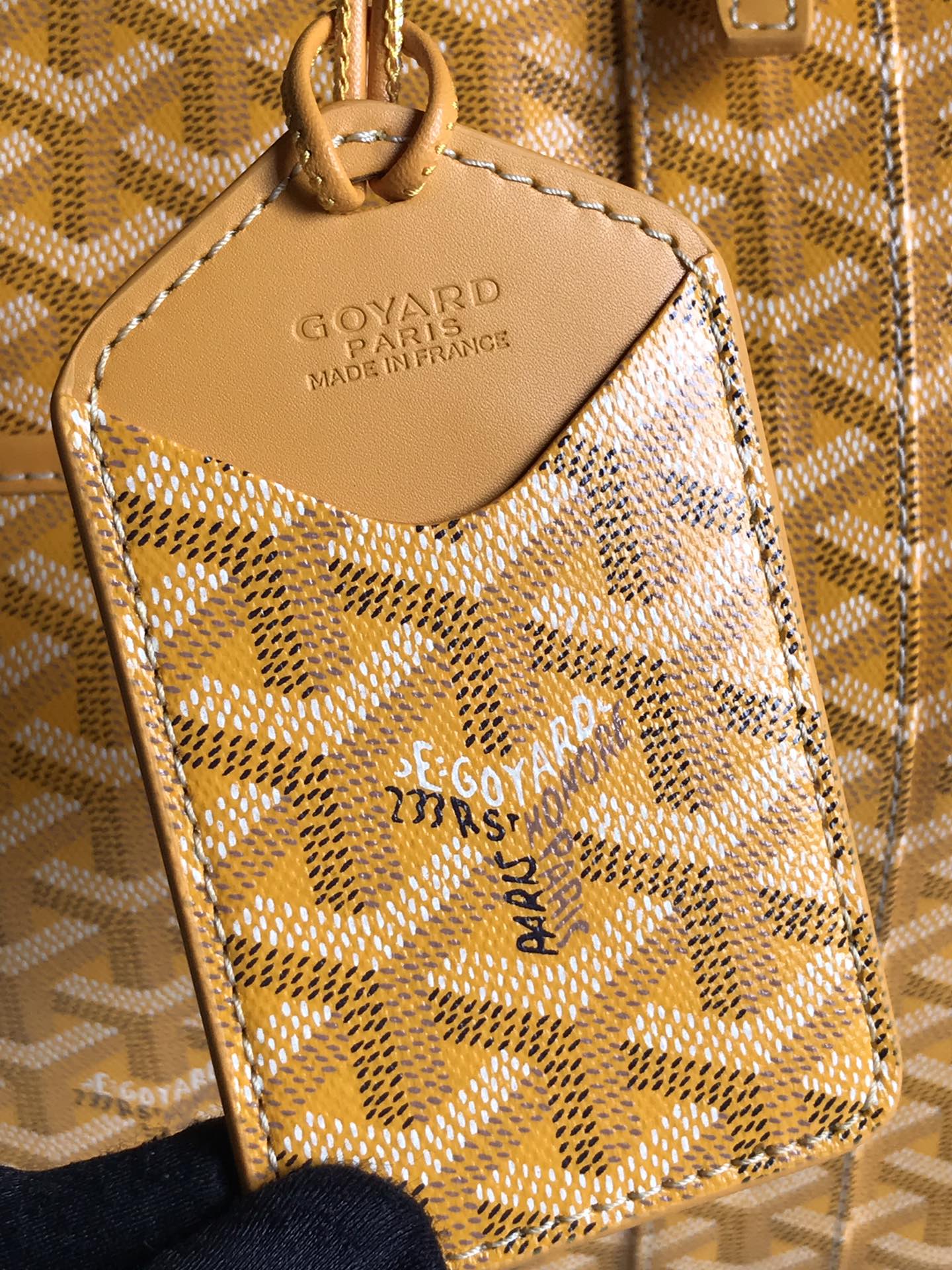 Goyard Sac Boeing 55 Duffle Handbag in Goyard yellow