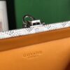 Goyard white Coated Canvas and Leather Minaudiere