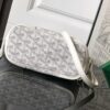 Goyard Beluga Mini Bag In White Goyardine Canvas And Chevroches Calfskin With Palladium Hardware