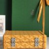 Goyard Yellow/Gold Coated Canvas and Leather Minaudiere