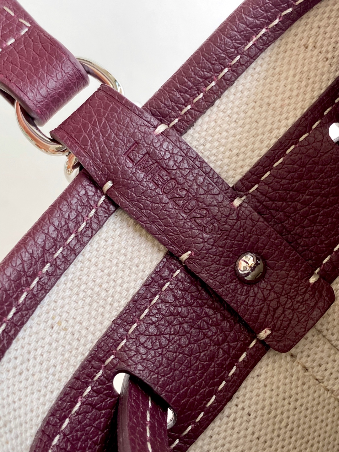 Goyard Petite Flot Bucket Bag Burgundy Tan 139758379