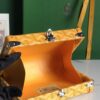 Goyard Yellow/Gold Coated Canvas and Leather Minaudiere