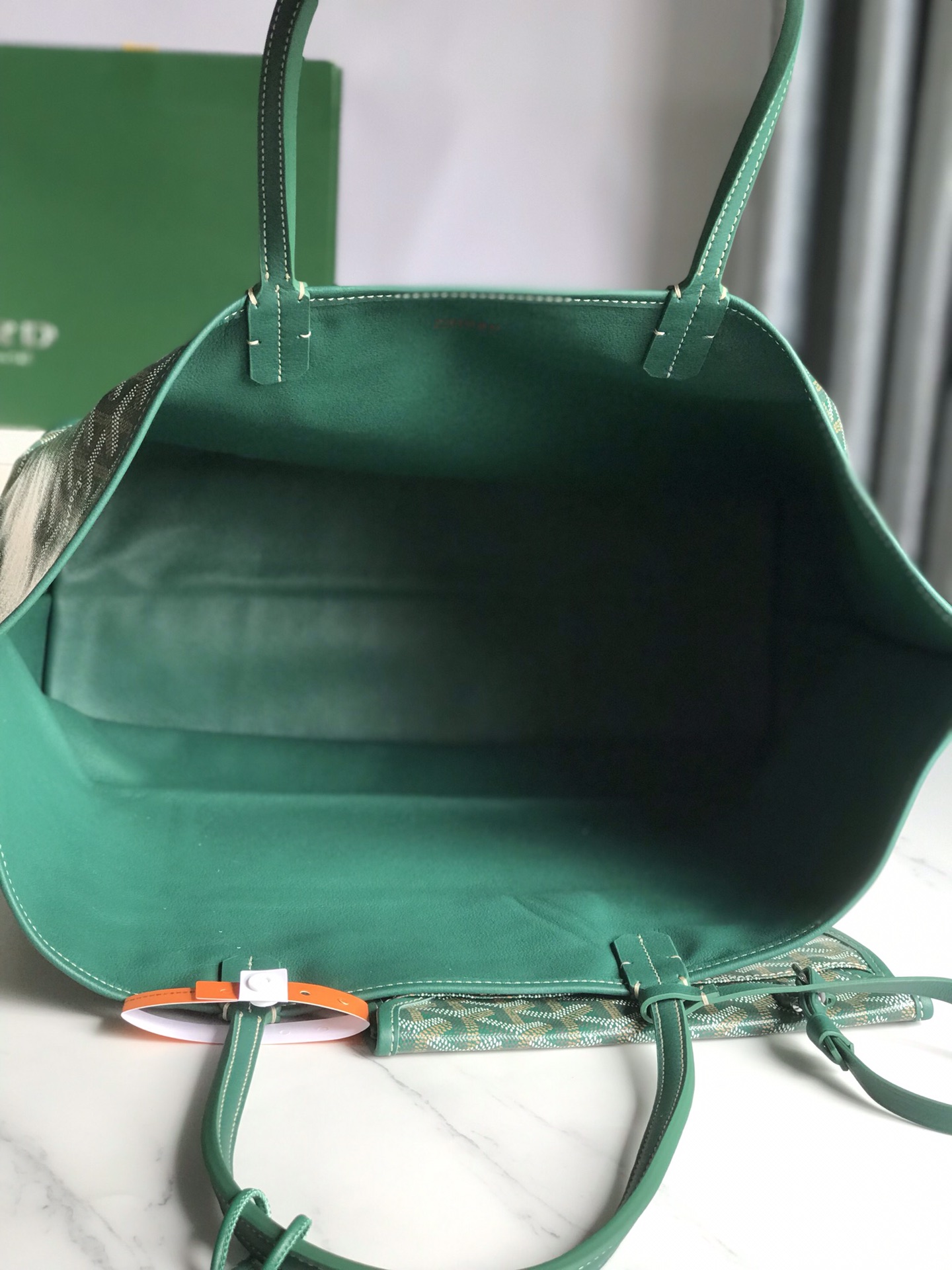 Goyard Women Sac Saint Louis GM in Goyardine bag green