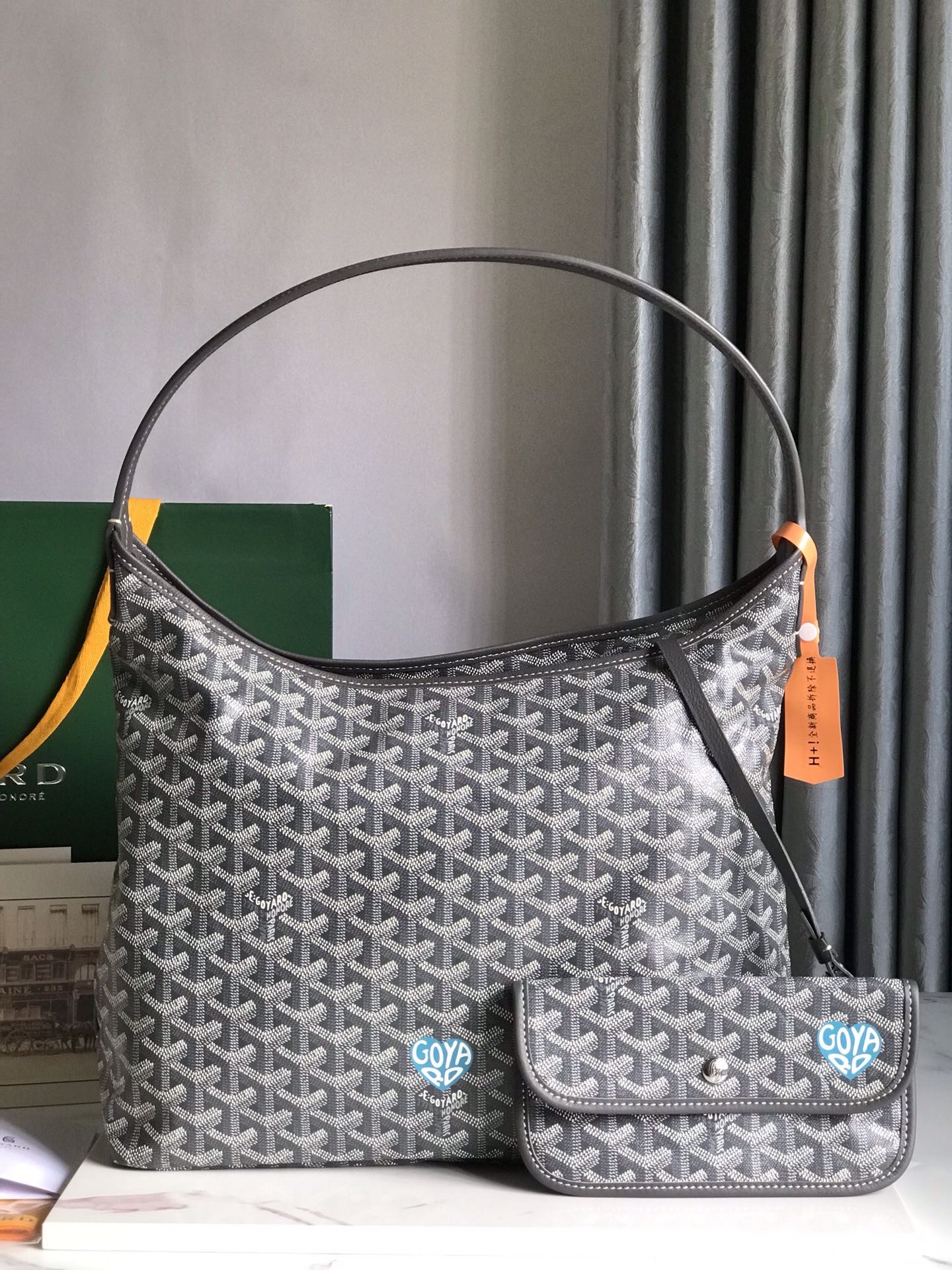 Goyard Hobo Bag Women’s Tote Bag Print Goyardine Chevroches…