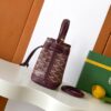 Goyard Petite Flot Bucket Bag Burgundy Tan 139758379