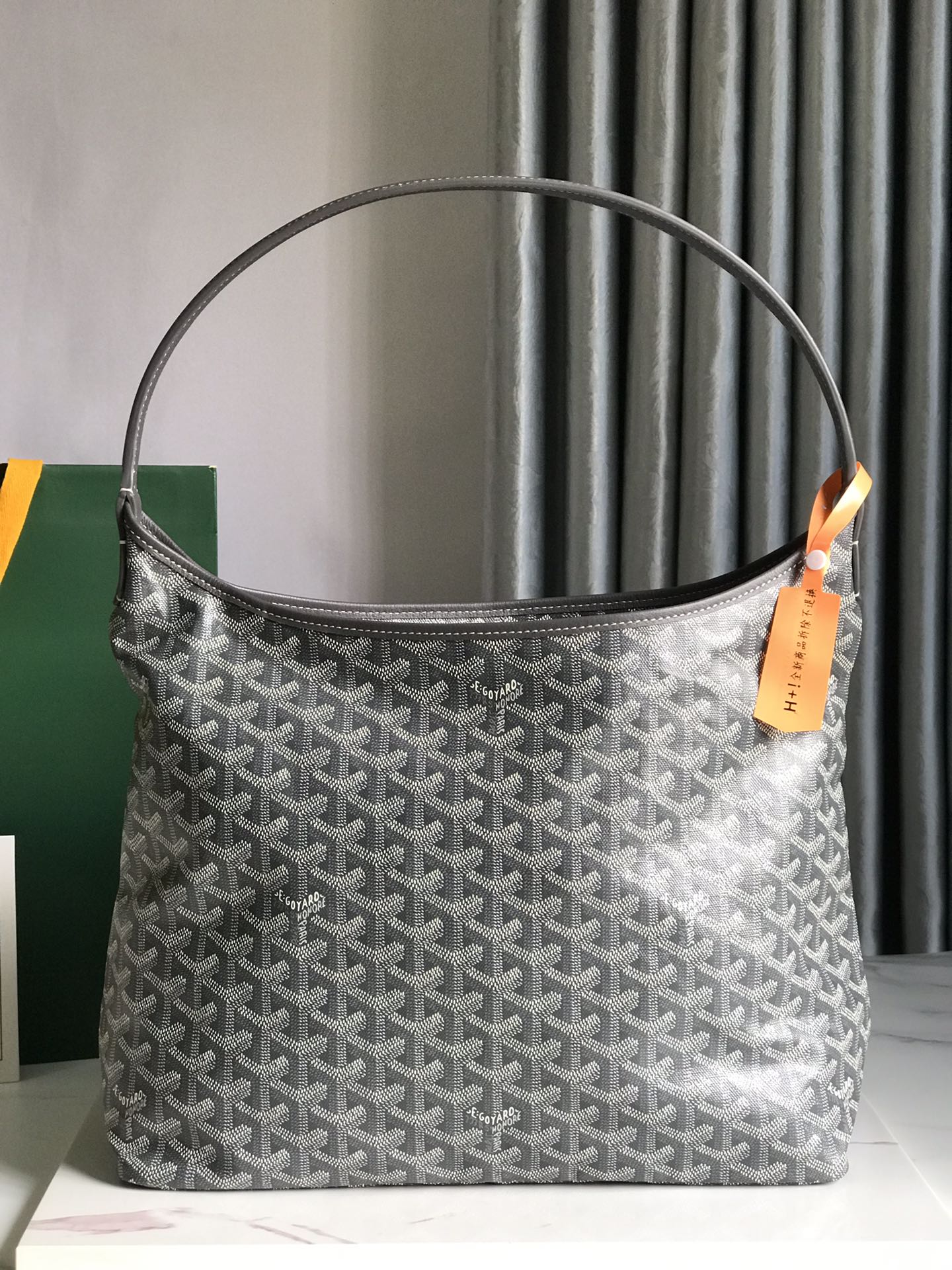 Goyard Hobo Bag Women's Tote Bag Print Goyardine Chevroches...