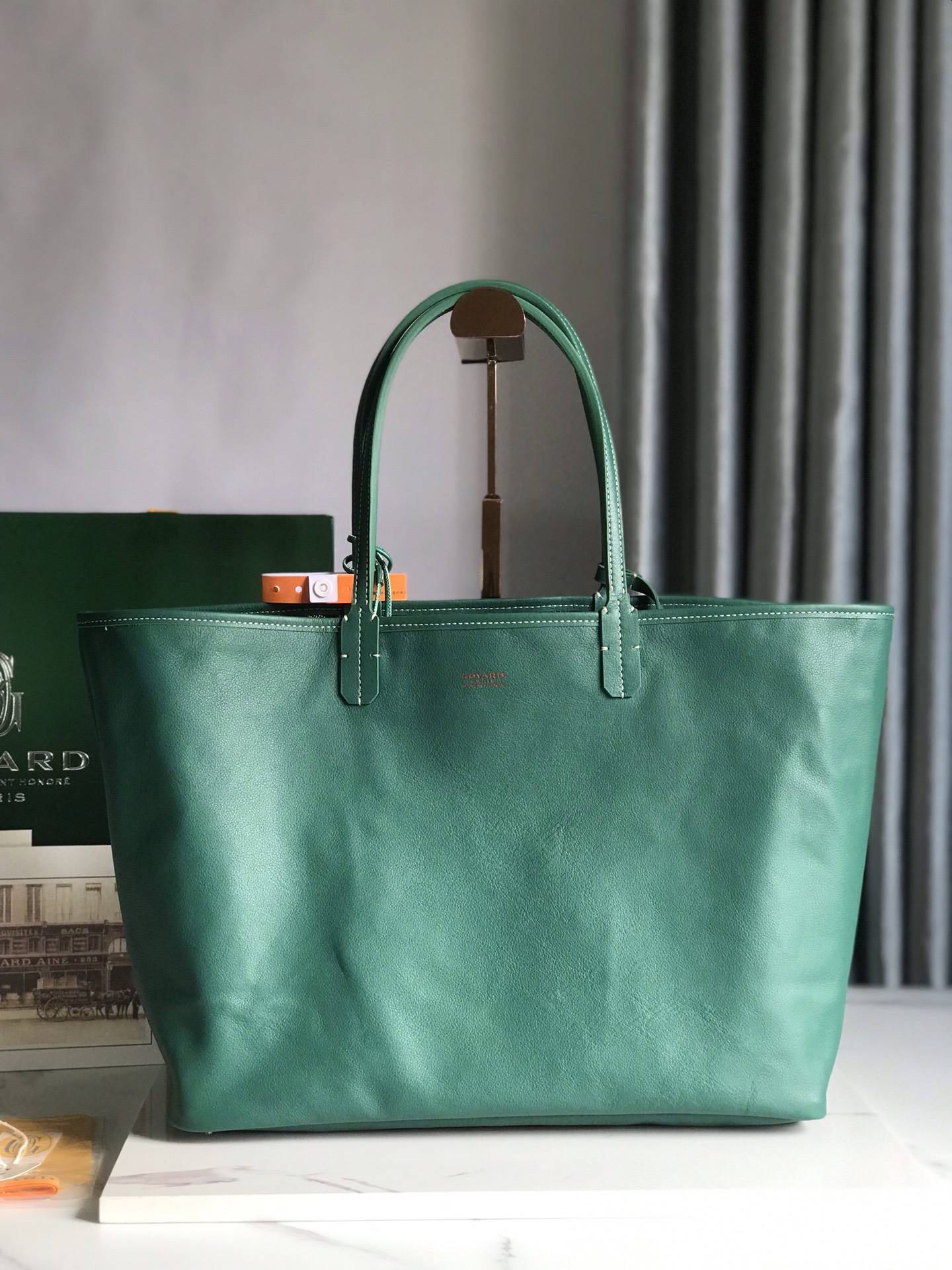 Goyard Women Sac Saint Louis GM in Goyardine bag green