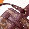 Goyard Petite Flot Bucket Bag Burgundy Tan 139758379