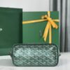 Goyard Mini Anju Tote Bag Green logo Goyard