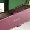 Minaudiere goyardine leather handbag Goyard Burgundy in