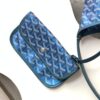 Goyard Goyardine Pearly Blue Boheme PM Hobo Bag