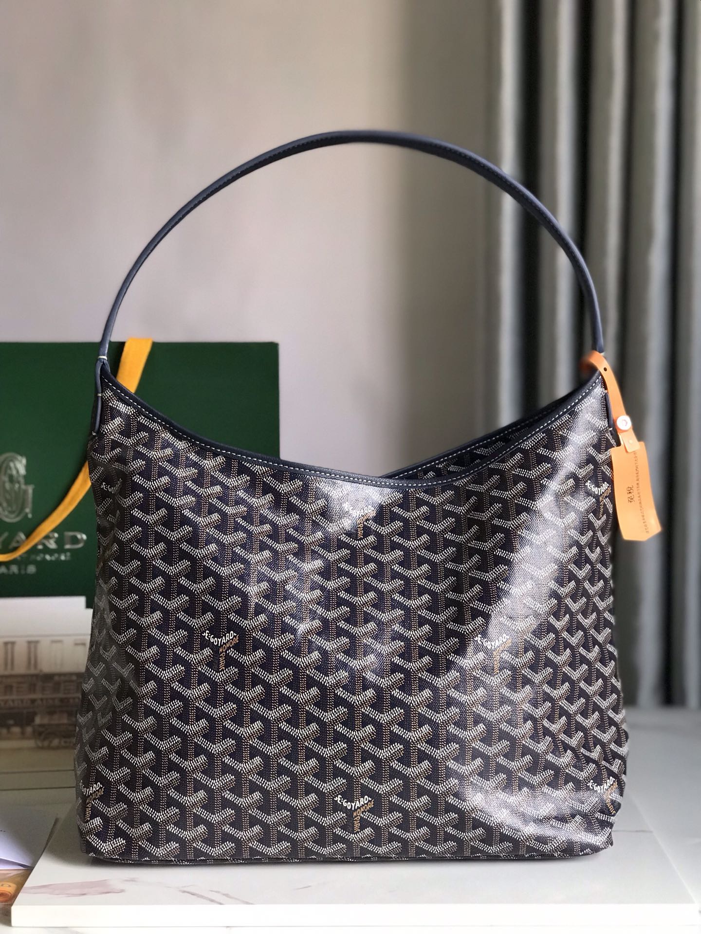 Goyard Bohème Hobo Tote Bag for Women Black N-QL