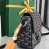 GOYARD Goyardine Plumet Wallet Clutch Navy 1676538