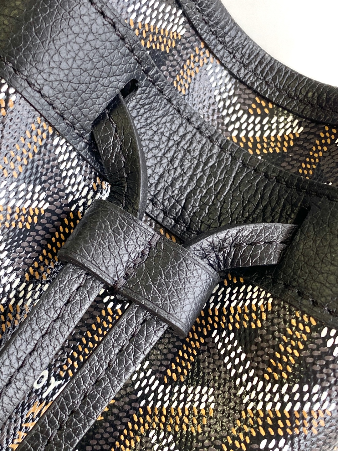 Goyard Petite Flot Bucket Bag Black brown Tan 139758379 | eBay