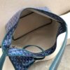 Goyard Goyardine Pearly Blue Boheme PM Hobo Bag