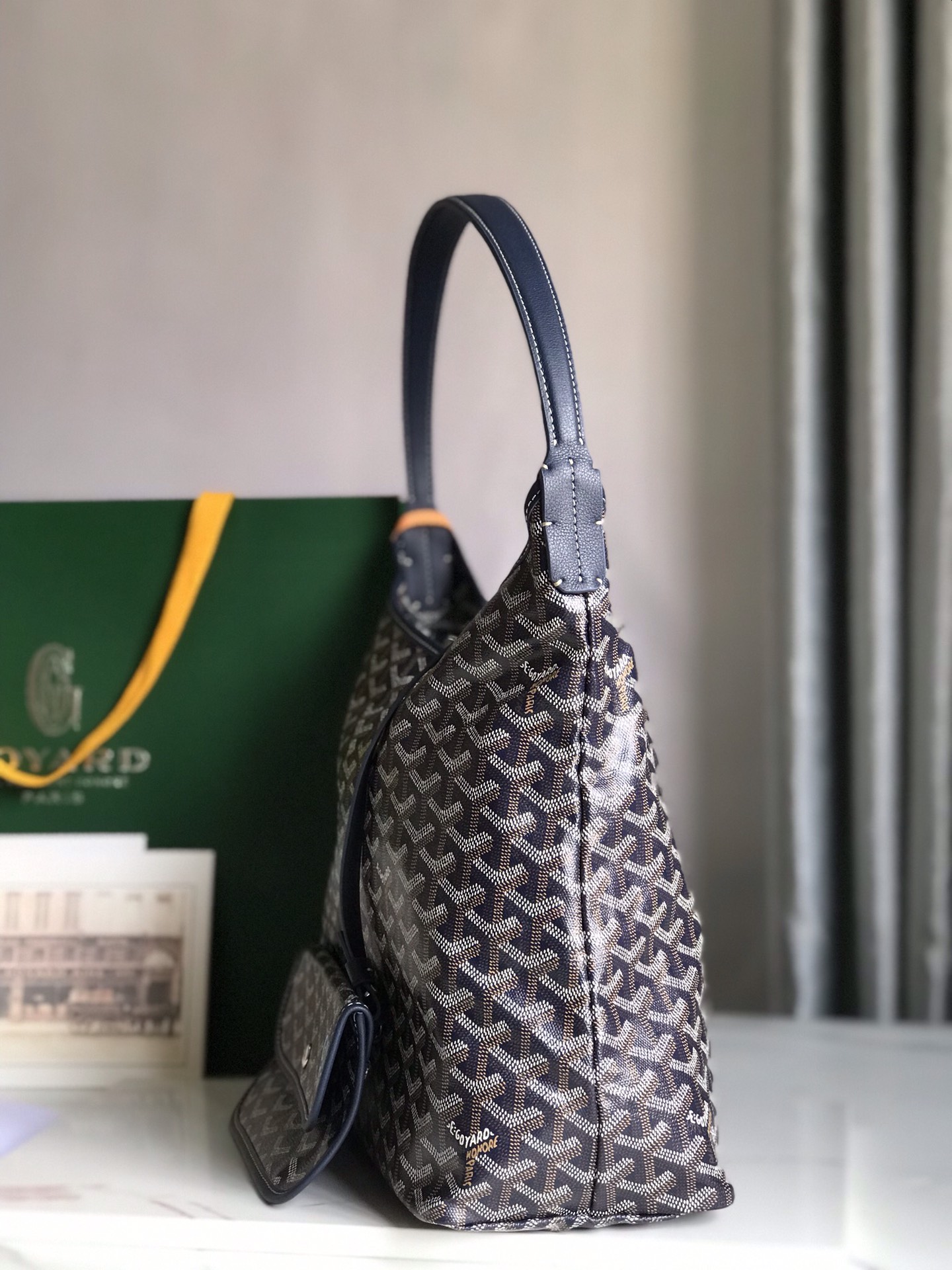 Goyard Bohème Hobo Tote Bag for Women Black N-QL
