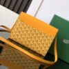 Goyard Yellow Goyardine Coated Canvas and Leather