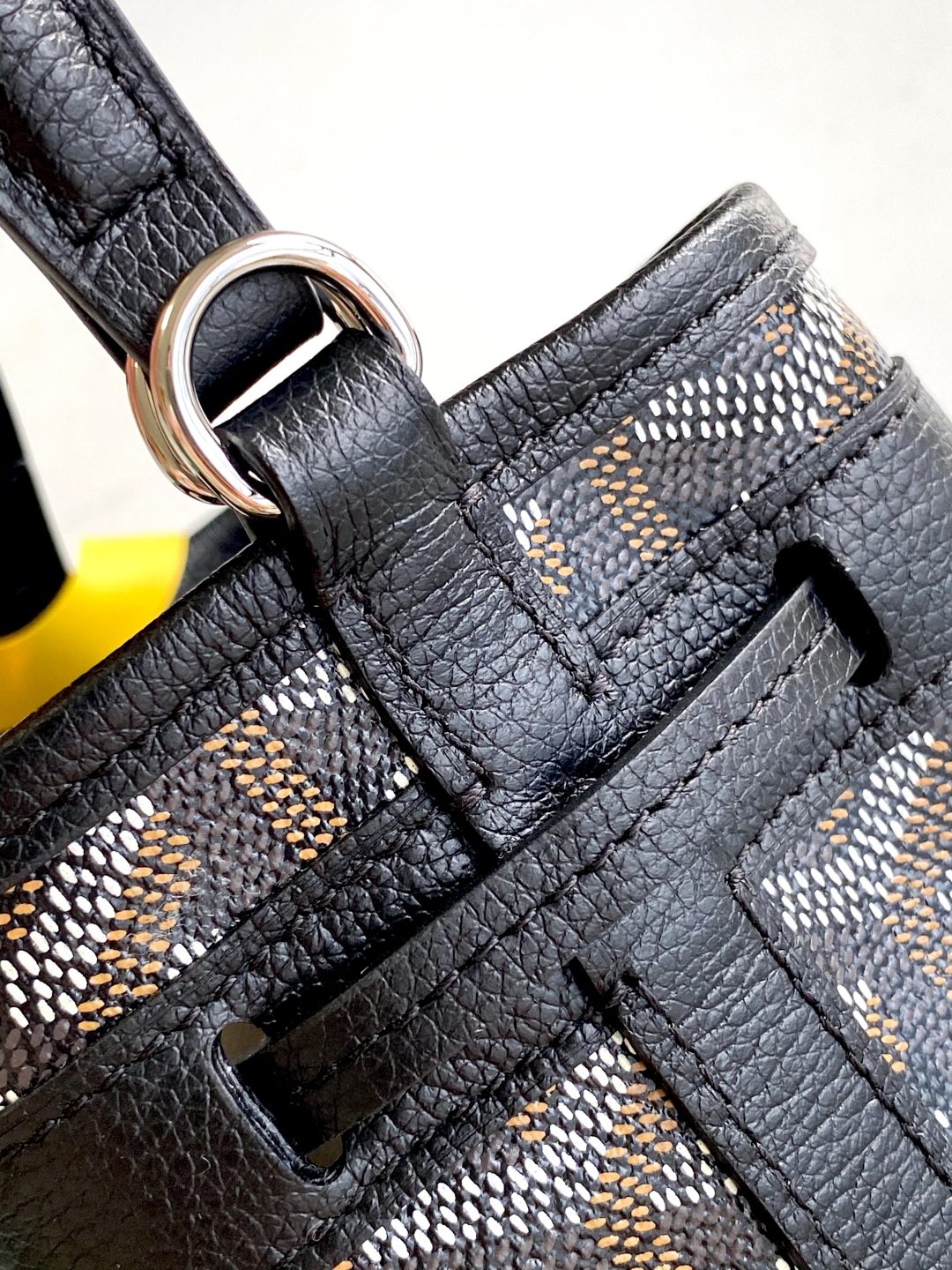 Goyard Petite Flot Bucket Bag Black brown Tan 139758379 | eBay