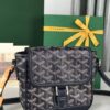 GOYARD Goyardine Plumet Wallet Clutch Navy 1676538