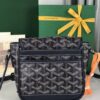 GOYARD Goyardine Plumet Wallet Clutch Navy 1676538