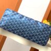 Goyard Goyardine Pearly Blue Boheme PM Hobo Bag