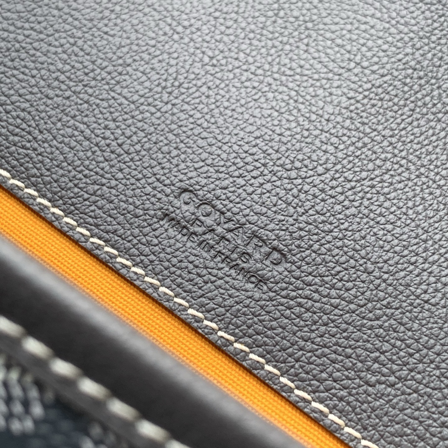 Goyard Belvedere PM Shoulder Bag in Gray grayLeather