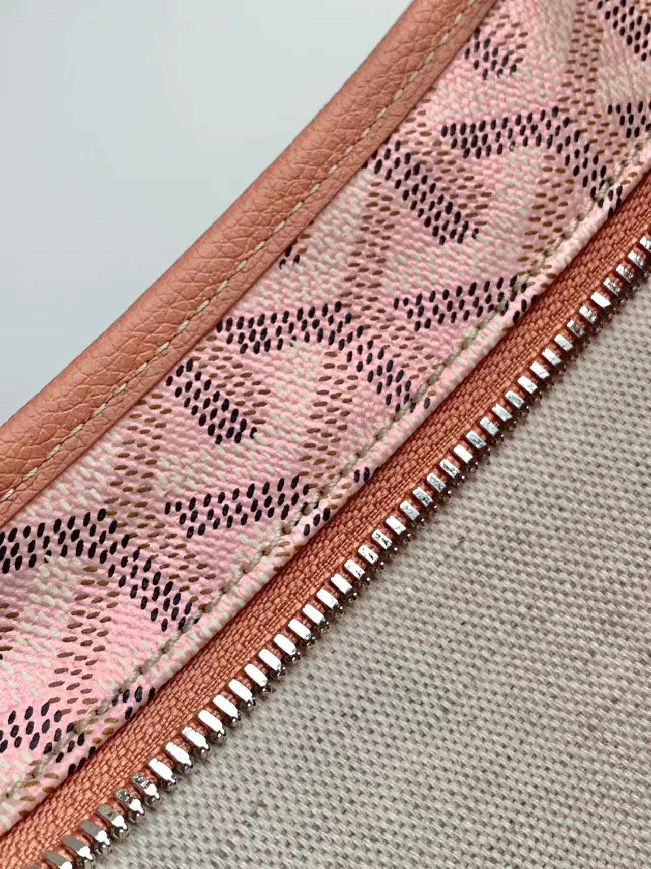 Goyard Goyardine Pearly Coral Boheme PM Hobo Bag