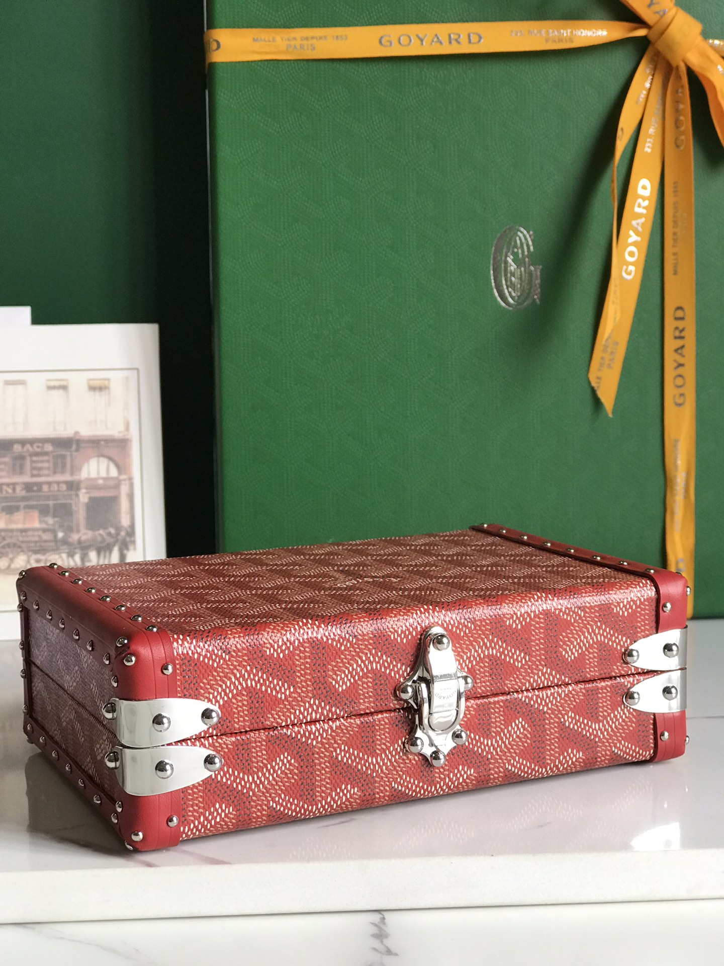 Goyard red Minaudiere Trunk Bag Goyard |