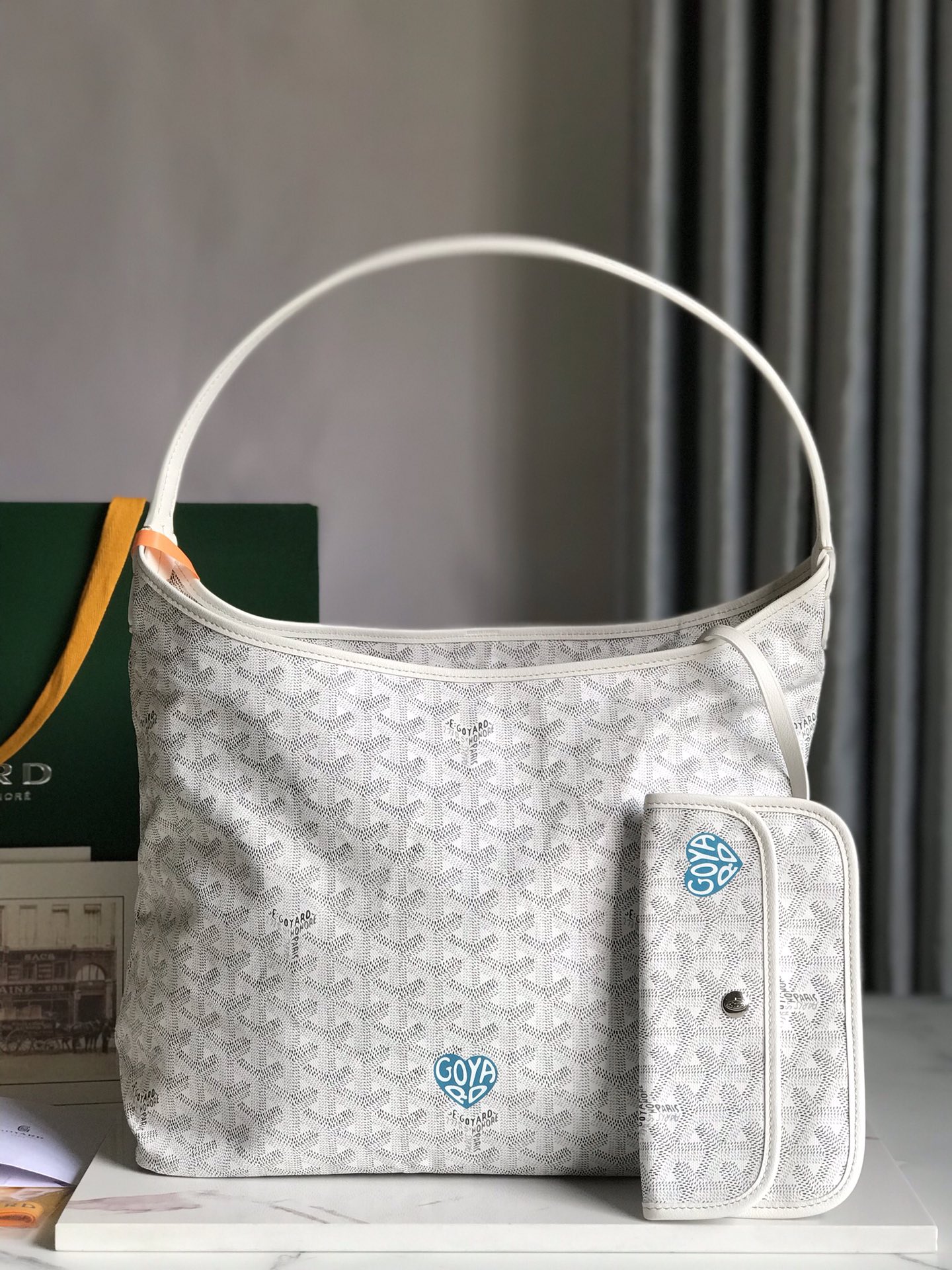 Goyard Bohemme Hobo Bag White Women’s Tote Bag White
